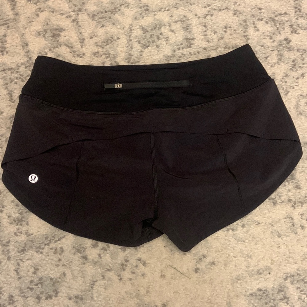Lululemon Black Shorts w/ Zipper Pocket